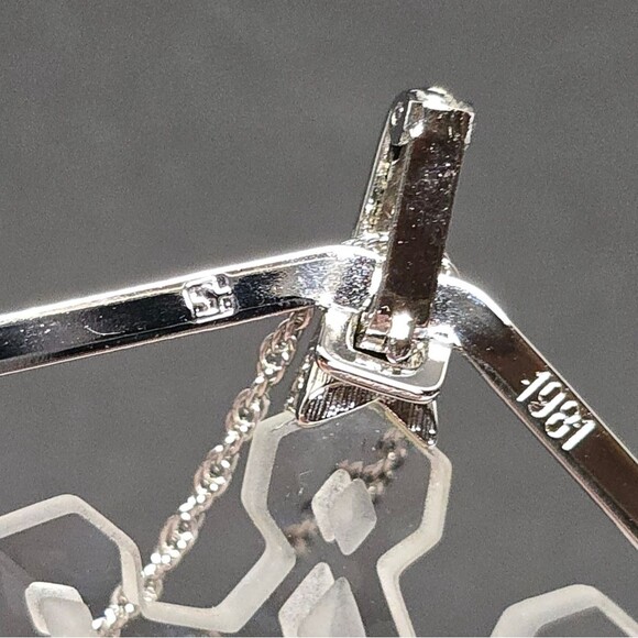 Swarovski Crystal Christmas 1981 Snowflake Pendant Ornament 1st Edition - Picture 5 of 5